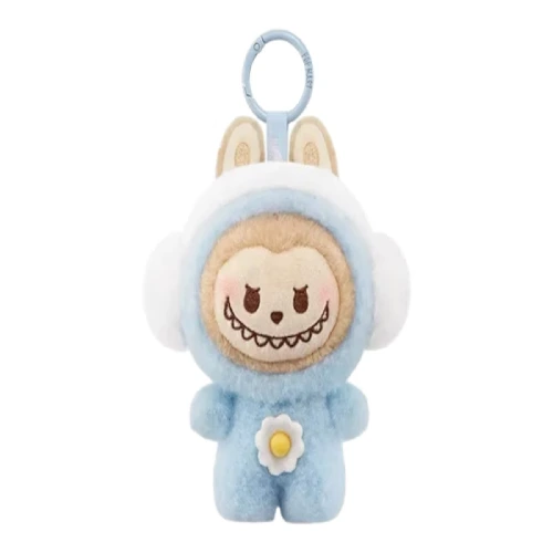 Labubu-Pop-Bean-Snow-Baby-Pendant Labubu Snow Baby Pop Bean Pendant